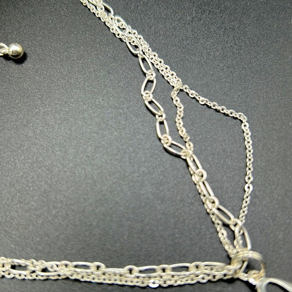 Necklace RLM pendant and triple silver tone VJ chain - Picture 7 of 7
